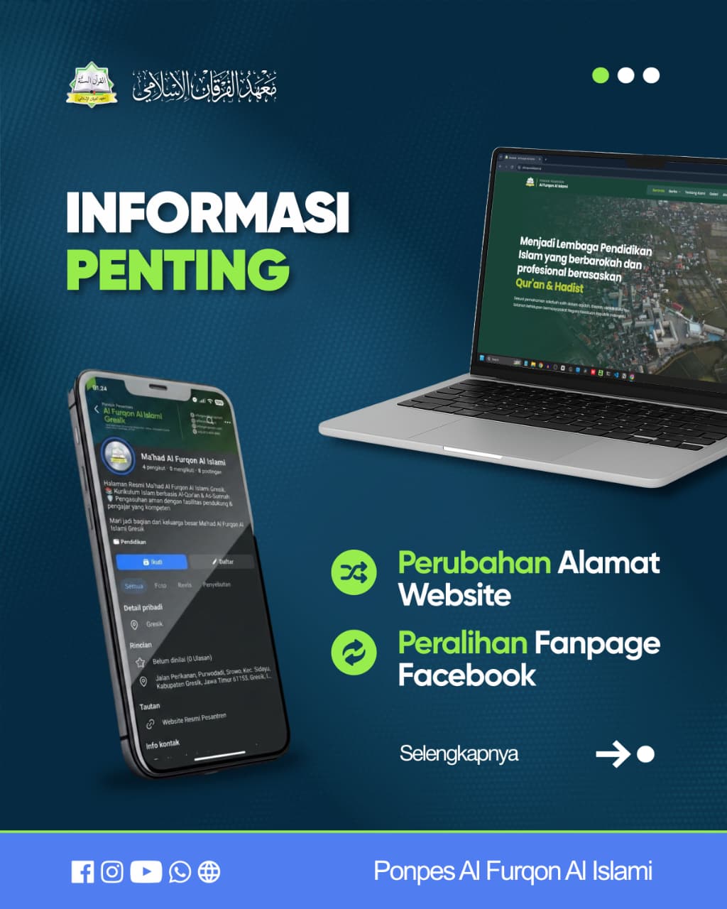 Pembaruan Media Informasi Resmi Ma’had Al Furqon Al Islami.