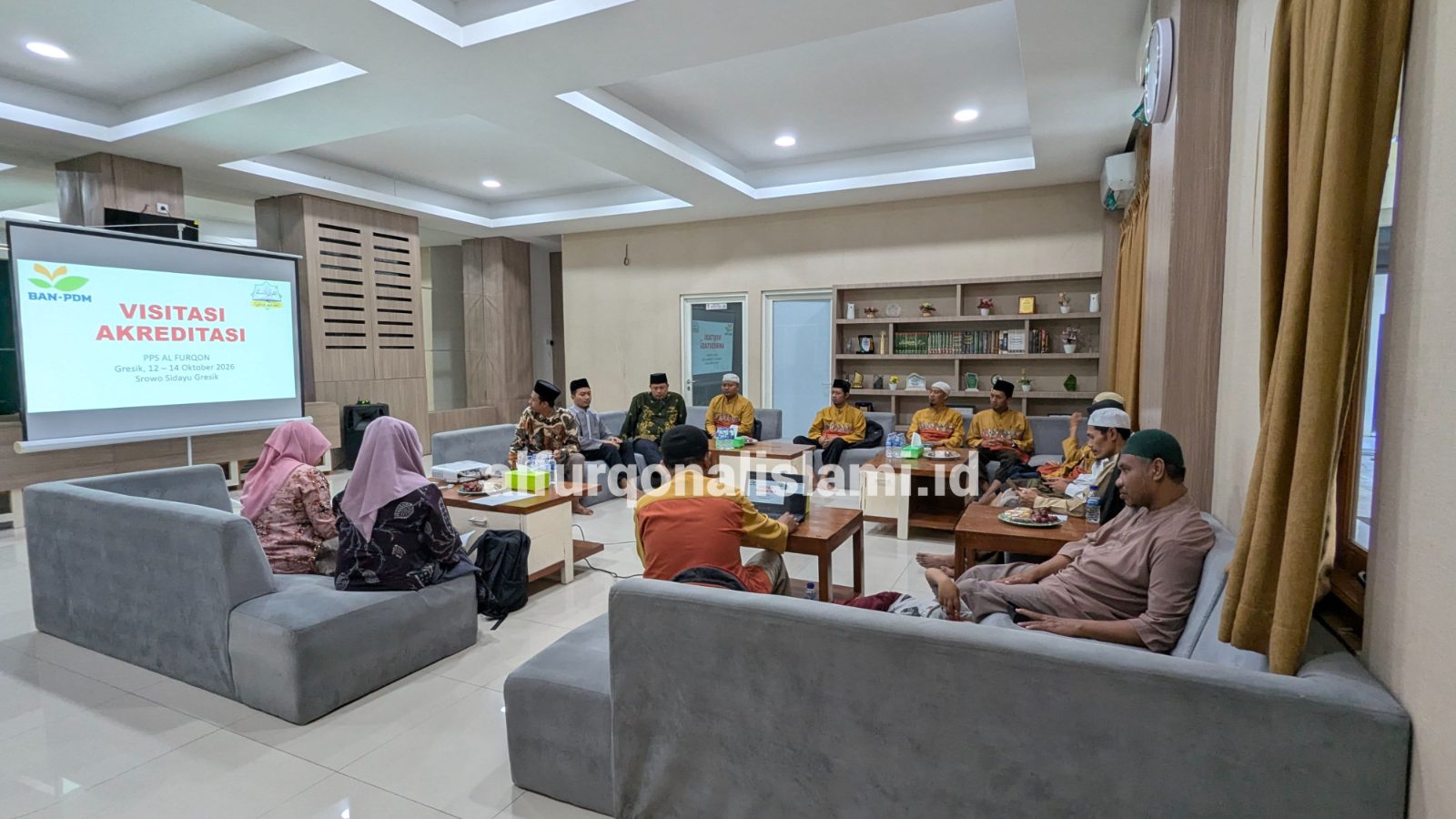 Kunjungan Asesor Diknas dalam Penilaian Akreditasi Ma'had Al Furqon Al Islami